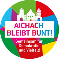 Aichach bleibt bunt! Logo